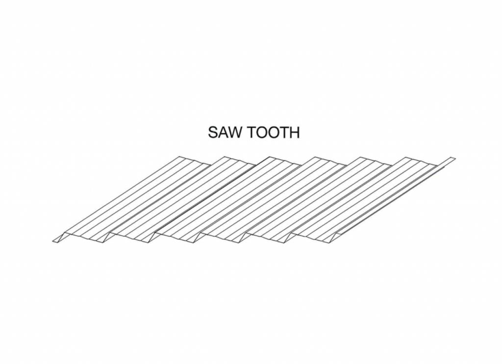 sawtooth fencing profile