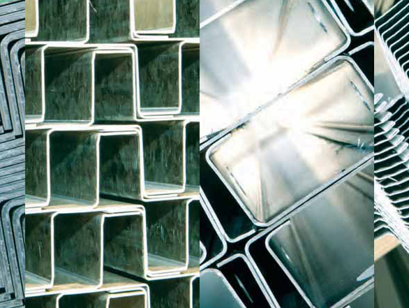 structural steel roofing varieties, composite image